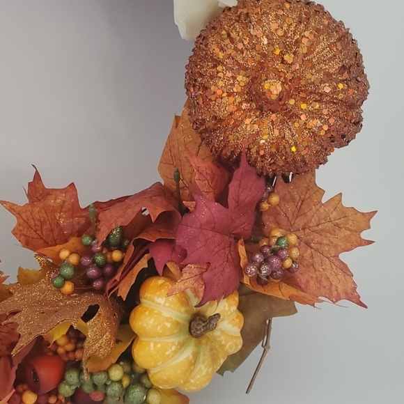 Fall Thanksgiving wreath - Picture 3 of 8